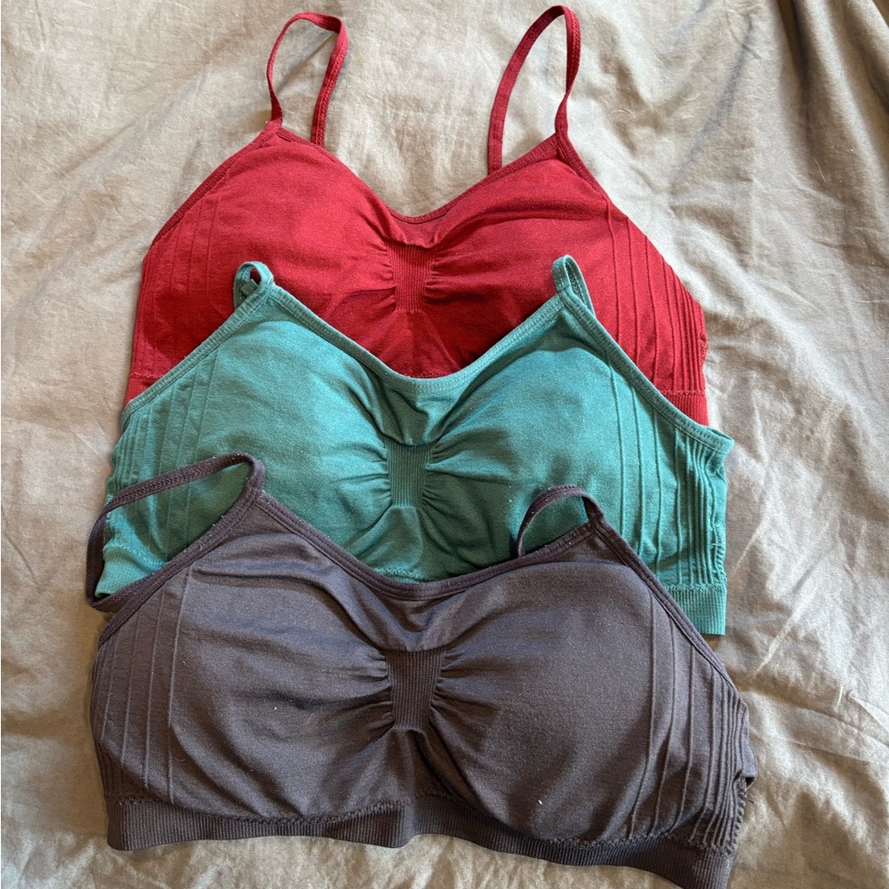 Women's Intimates Set - Red, Green, and Brown